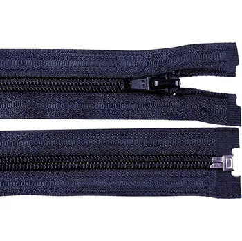 Zip Spirálový zip šíře 5 mm délka 55 cm (bundový) POL - 330 modrá tmavá
