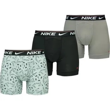 Boxerky Pánské boxerky Nike ULTRA COMFORT 3PK S Mix, Černá, Bílá