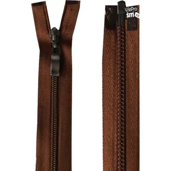 Zip zip HNĚDÝ+ozdoba WS10 10045 2709XX - Hnědá, 45cm