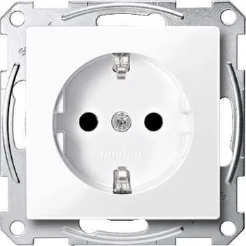 Elektrická zásuvka Schneider Electric MTN2300-0325 Merten - Zásuvka 250V/16A SCHUKO, bezšroubová, System M, Active