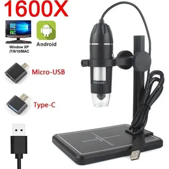 Mikroskop USB digitální Mikroskop pro PC a mobil - USB Lift Stand-173