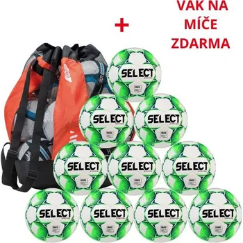 Fotbalový míč SELECT sada tréninkových míčů FB Stratos + vak zdarma Velikost: 4