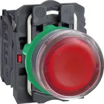 Schneider Electric XB5AW34B5 Ovládač stiskací prosvětlený, lícující, 1 Z + 1 V, 24V - rudý