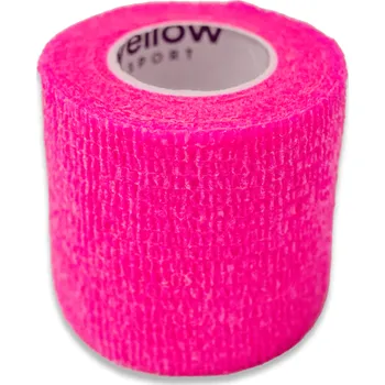 Zdravotnický materiál Elastické samofixační obinadlo 5 cm yellowBAND Barva: Růžová Samodržící bandáž