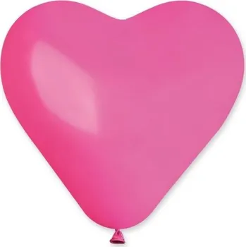Balónek SMART Balón SRDCE růžové 25 cm - 1 ks - Valentýn / Svatba