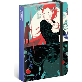 Blok Notes Kateřina Bažantová, linkovaný, 11 × 16 cm