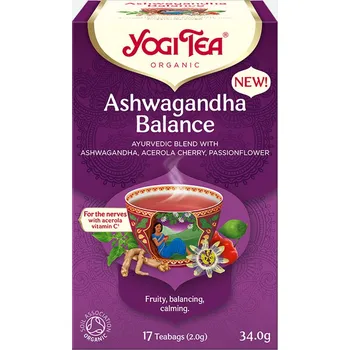 Čaj Yogi Tea Ashwagandha Balance ájurvédský čaj 17 x 2 g
