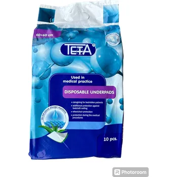 Inkontinenční podložka TETA 60x60 cm inkontinenční podložky 10 ks
