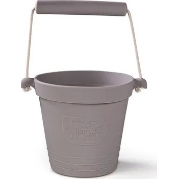 Hra na zahradu Bigjigs Toys Plážový kyblíček tmavě šedý