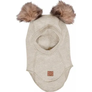 Kojenecká bunda Mikk-Line Mikk - Line kojenecká vlněná merino kukla 50036 - Melange Offwhite Velikost: 86/92 95% Merino vlna