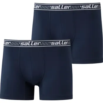 Pánské termo spodní prádlo Saller ADRENALINE Funkční spodní šortky - duo pack BARVA: 500 tmavě modrá, Velikost: L – kompresní funkční šortky, balení 2 kusy