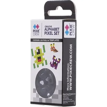 Penál PIXIE CREW tematická sada malých pixelů s písmeny a znaky