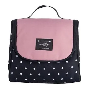 Kabelka Meatfly toaletní taška Cara Black Dots | Černá | Velikost One Size