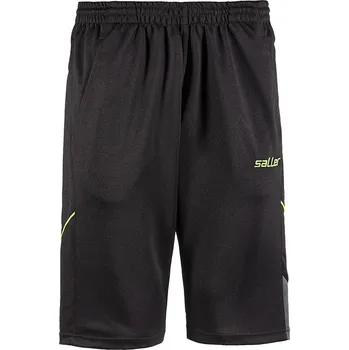 saller 3/4 kalhoty MUNDIAL BARVA: 394 černá-antracit-neon žlutá, Velikost: S