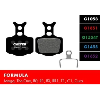 Brzda na kolo Brzdové destičky - GALFER FD451 - Formula Pro