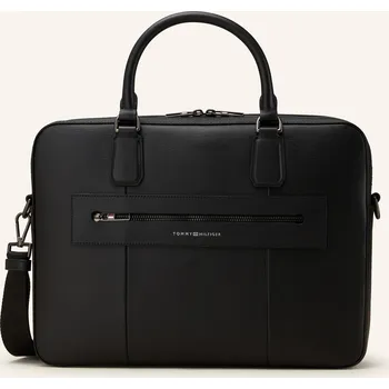 brašna na notebook Tommy Hilfiger Business Leather Computer Bag AM0AM12489 15" černá