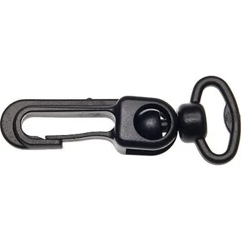 Karabina plastová 16 mm - BREX, barva Černá