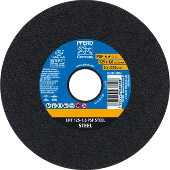 Řezný kotouč Pferd 61719021 | Řezný kotouč 125 x 1,6 x 22,23 mm, PSF STEEL