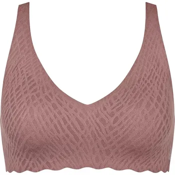 Podprsenka Dámská podprsenka ZERO Feel Bliss Soft bra - BROWN - hnědá 1141 - SLOGGI BROWN M