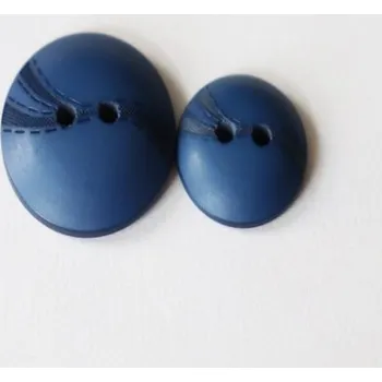 Knoflík Knoflík modrý velký 42329/32 - Modrá, 15mm