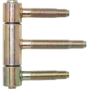 pant Herkula-závěs 3-dílný, s pojistkou proti vysazení,ø 22 mm, ocel žlutě pasivl. | Dveře a&nbsp;dveřní příslušenství Dveřní panty, Dveřní závěsy Panty na dveře SFS