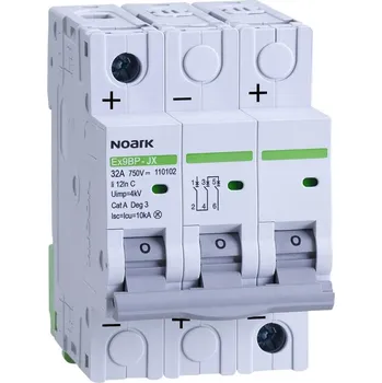Jistič Noark 110104 Stejnosměrný instalační jistič Ex9BP-JX(+) 3P C50