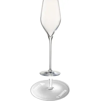 Sklenice ZNOVÍN ZNOJMO, a.s. Sklenička na sekt s logem Znovínu a VSL