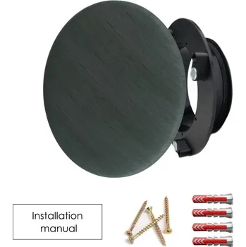 Ventil Betonový ventil - kruh, antracit