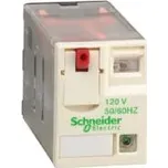 Schneider Electric RXM4AB2F7 Miniaturní 4P, 6 A, 120 V AC s LED (obj.množství 10 ks)