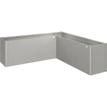 Vyvýšený záhon Zvýšený truhlík Biohort Belvedere MAXI- výška 77 cm- šedý křemen- různé délky a tvary Velikost: 200/200x50 roh B189333