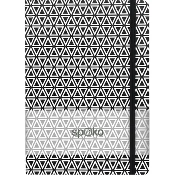 Blok Spoko zápisník Linear trojúhelník A5, linkovaný