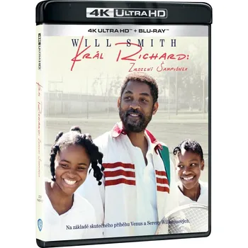 DVD film Král Richard: Zrození šampiónek 4K Ultra HD + Blu-ray
