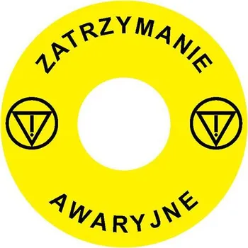 Elektroinstalační materiál Noark 106794 Ex9P1 H S6PL Štítek nouzového zastavení