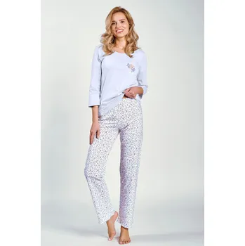 Pánské pyžamo Dámské pyžamo Ariella 3240 S-XL Modrá XL