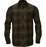 HÄRKILA - Driven Hunt flannel košile pánská Olive green check 4XL