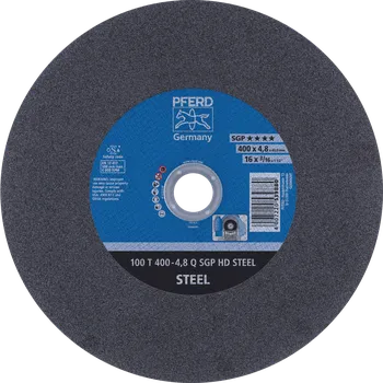 Brusný kotouč Pferd 66324205 | Řezný kotouč 400 x 4,8 x 40,0 mm, SGP HD STEEL, tvrdosť Q, 100 m/s