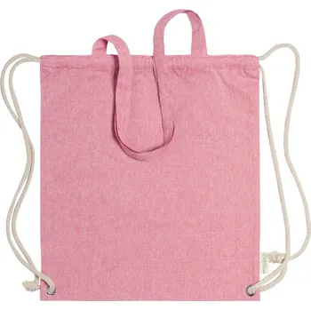 Sportovní vak Reklamní Holbery vak na stahování šňůrkou, růžová
