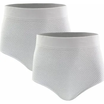 Dámské oblečení GREENICE Bezešvé stahovácí kalhotky GREE-6036 2ks Barva: Bílá, Velikost: L/XL
