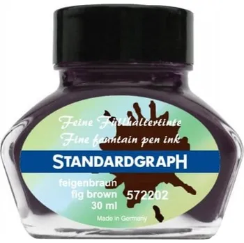 Náplň do psacích potřeb Standardgraph Fig Brown inkoust tmavě hnědý 572202