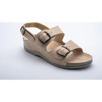 Dámské sandále MEDISTYLE dámský zdravotní sandál Ema Barva: Béžová, Velikost EU: 43