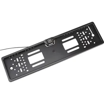 Couvací kamera Hizpo 12V kamera do auta 8 LED parkovací kamera s rámečkem držáku SPZ, univerzální rámeček s kamerou