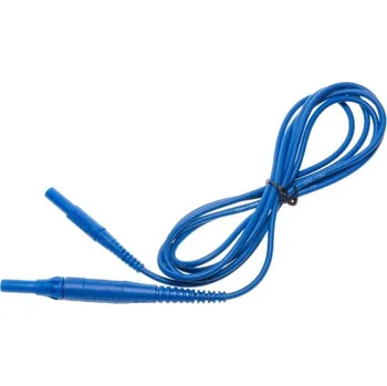 Měřicí kabel Sonel 2,0 m modrý kabel CAT IV 1000 V (banánkové zástrčky, s pojistkou 10 A)