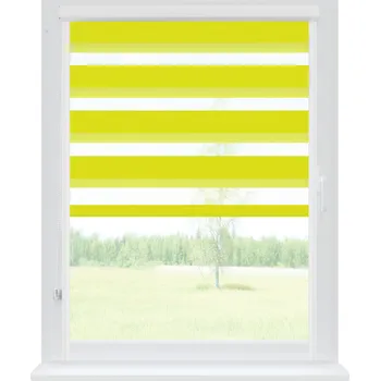 Roleta Dekodum Roleta den a noc v bílé kazetě soft, barva látky Limetka Šířka (cm): 102, Výška (cm): Standardní (do 150 cm), Strana mechanismu: Práva