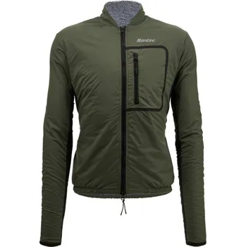 Cyklistická bunda Bunda SANTINI Alpha Trail Green - L
