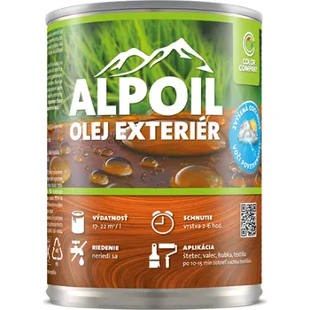 Olej na dřevo COLOR COMPANY ALPOIL OLEJ EXTERIÉR přírodní olej na dřevo 0.5 l