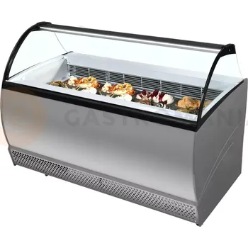 Distributor kopečkové zmrzliny s úložným prostorem, statický | TEFCOLD, ISABELLA 13LX
