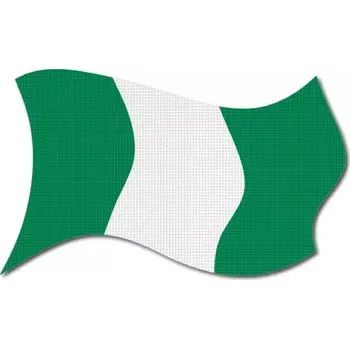 Vlajka Pelisport Nigerijská vlajka vlající