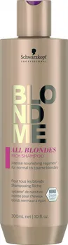 Šampon Schwarzkopf Professional Blondme All Blondes Rich vyživující šampon pro hrubé vlasy