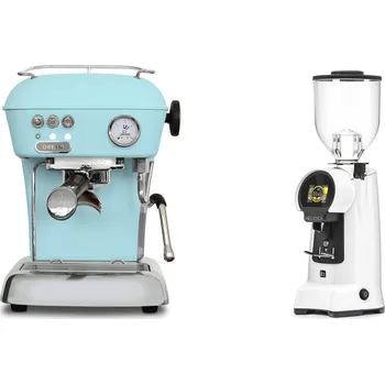 Kávovar Ascaso Dream ONE, Kid Blue + Eureka Helios 75, white