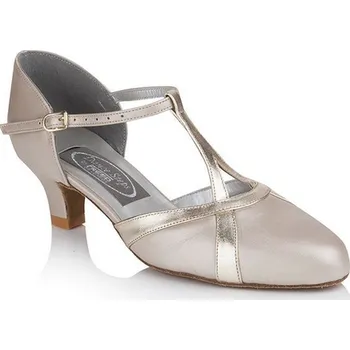 Dámská sálová obuv Freed of London,Nancy - taneční obuv NANCY, šampáň/zlatá 40